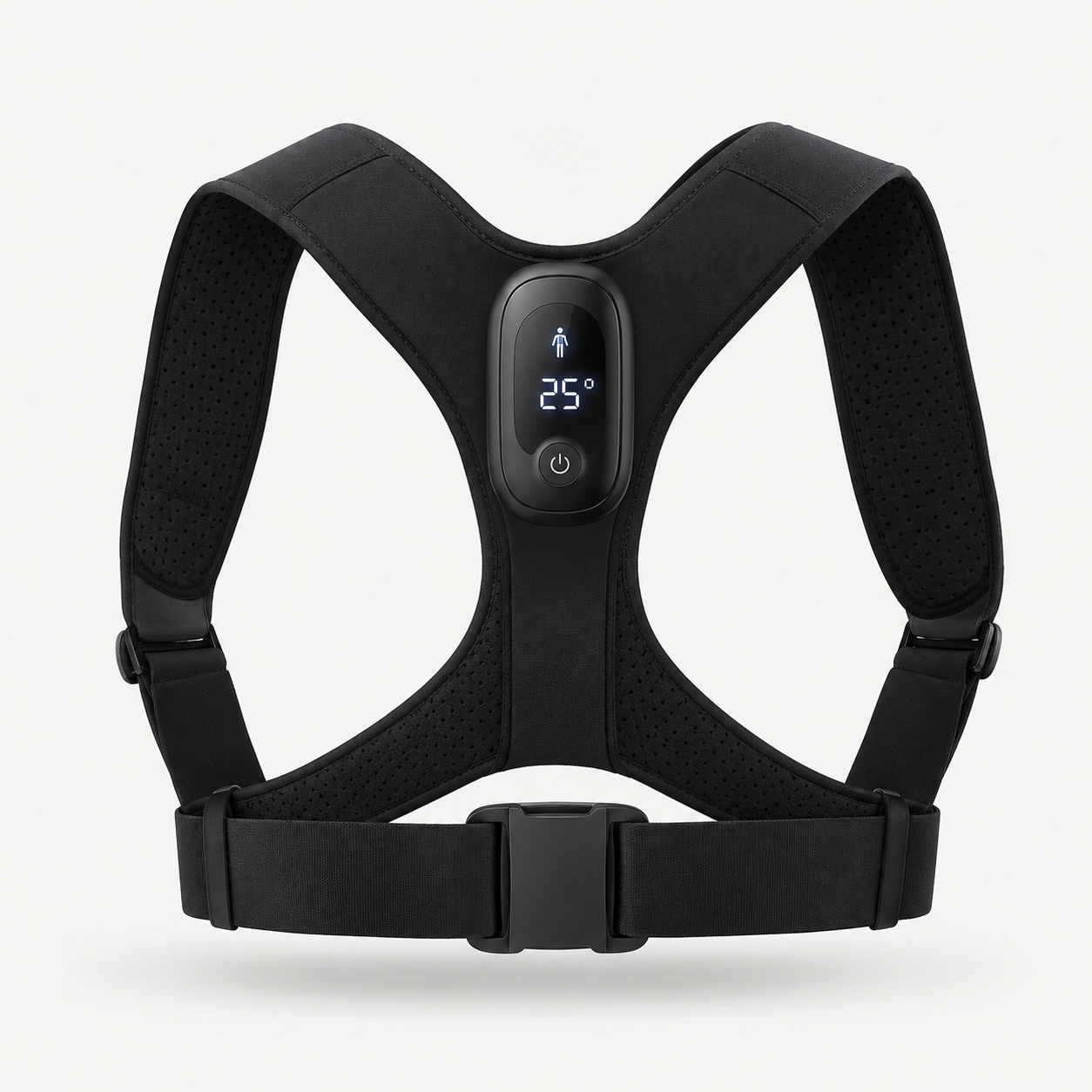 Corretor de Postura Inteligente PosturaVita™ – Com Sensor de Vibração & Ecrã Digital